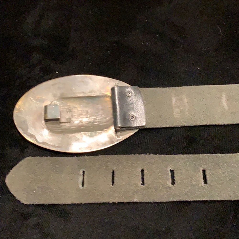 Woman leather belt, vintage